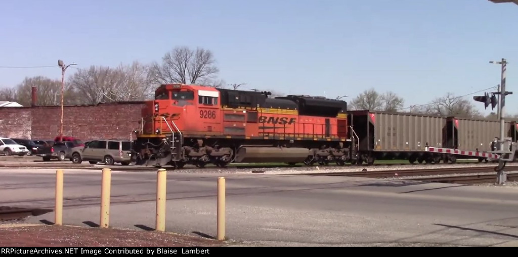 BNSF coal train DPU